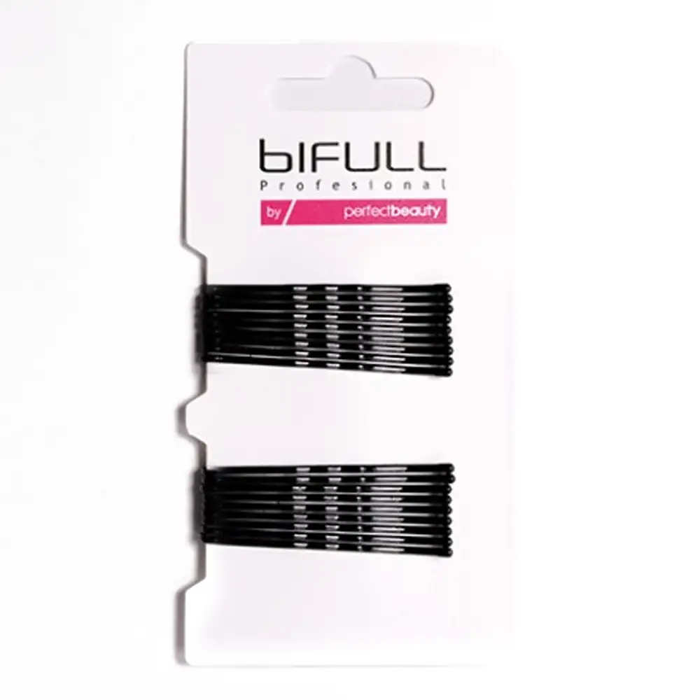 BiFULL Mollette Ondulate 51mm NERE 18pz