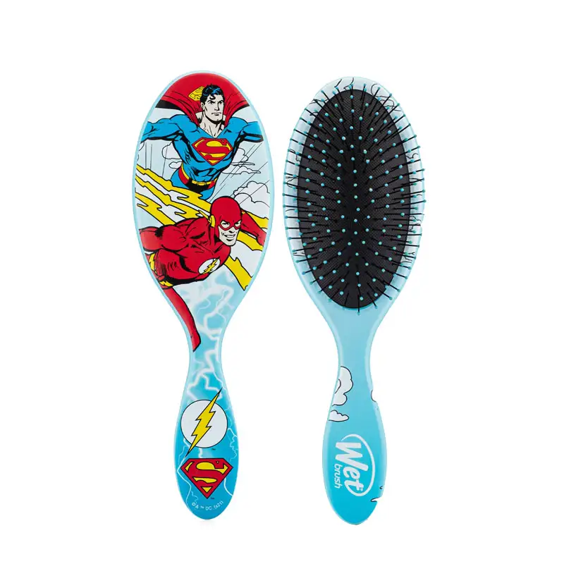 WET BRUSH DC Original Detangler Justice League Supermen And Flash