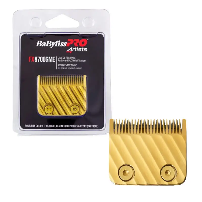 BABYLISS Pro Testina Metal Clipper Dlc Nickel Titanium Gold FX8700GME