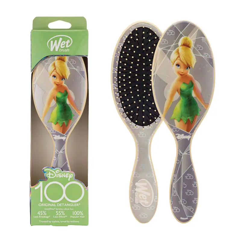 WET BRUSH Disney 100 Original Detangler Tinkerbell