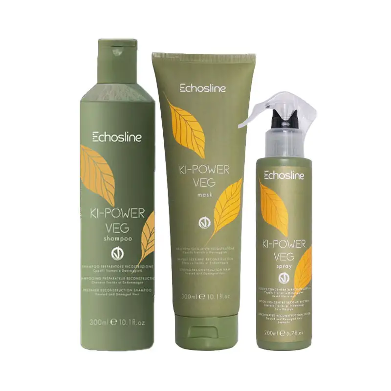 ECHOSLINE Kit Ki-Power Shampoo 300ml + Mask 300ml + Spray 200ml