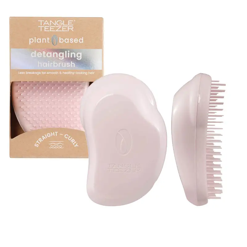 TANGLE TEEZER The Original Plant Brush Straight-Curly Pink