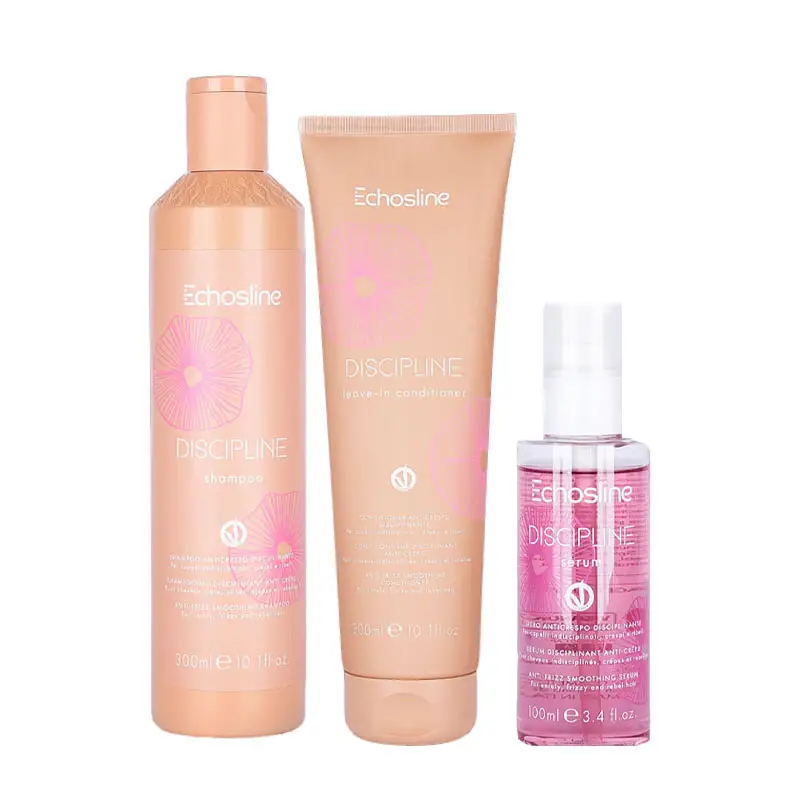 ECHOSLINE Kit Discipline Shampoo 300ml + Leave In Conditioner 300ml + Serum 100ml