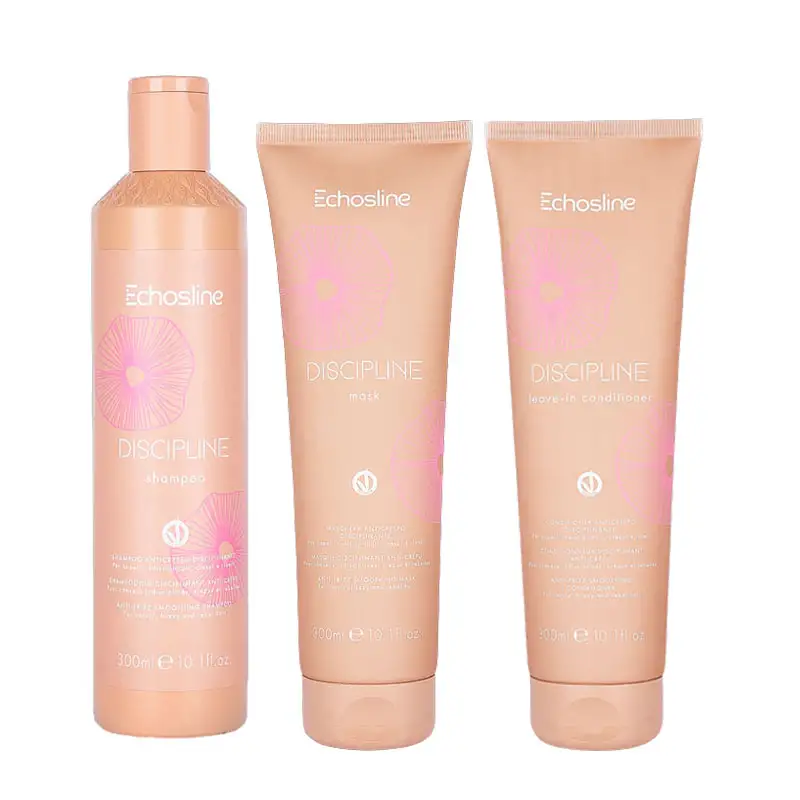 ECHOSLINE Kit Discipline Shampoo 300ml + Mask 300ml + Leave In Conditioner 300ml