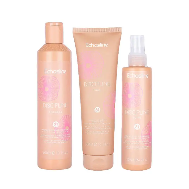 ECHOSLINE Kit Discipline Shampoo 300ml + Mask 300ml + Spray 200ml