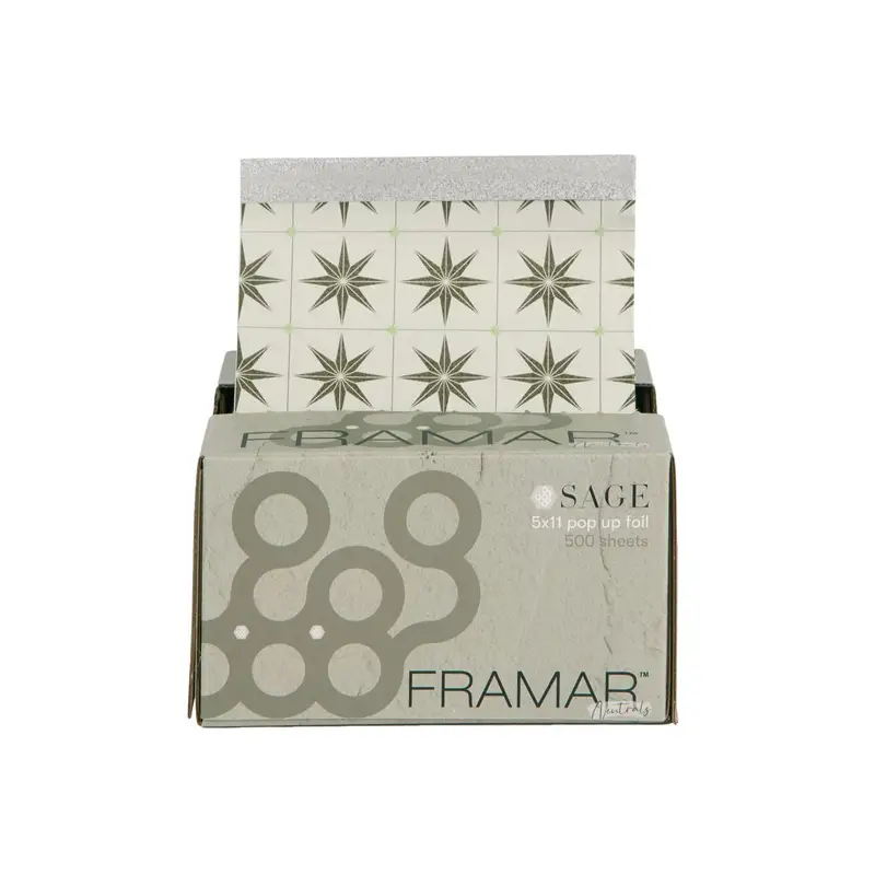 FRAMAR 5x11 Pop Up Foil Sage neutral 500 Fogli