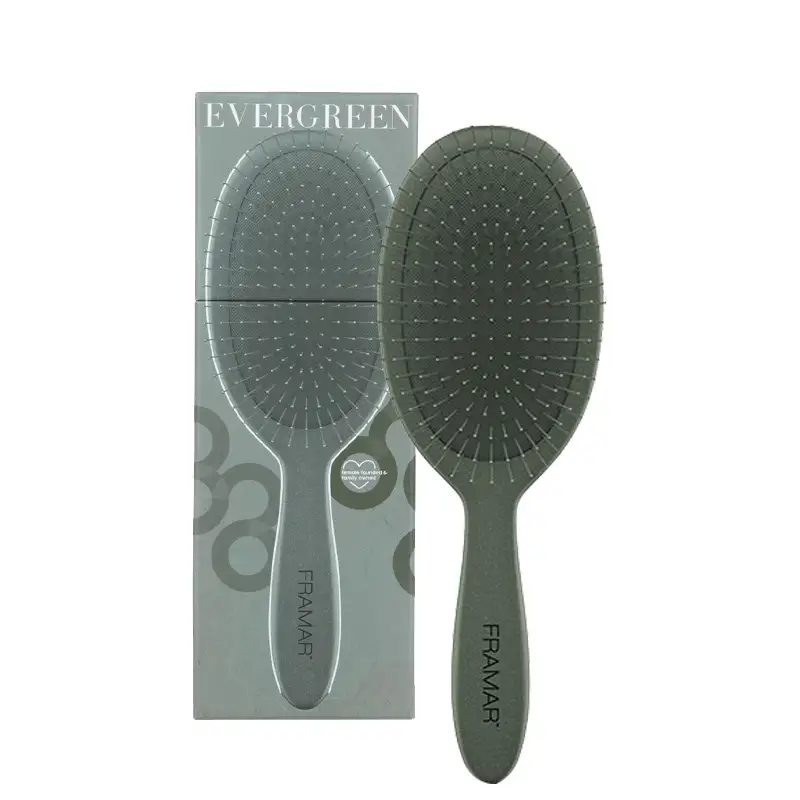 FRAMAR Detangle Brush Sage Neutral Evergreen