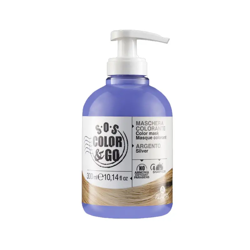 ALAMA Professional S.O.S Color & Go Maschera Colorante Argento 300ml