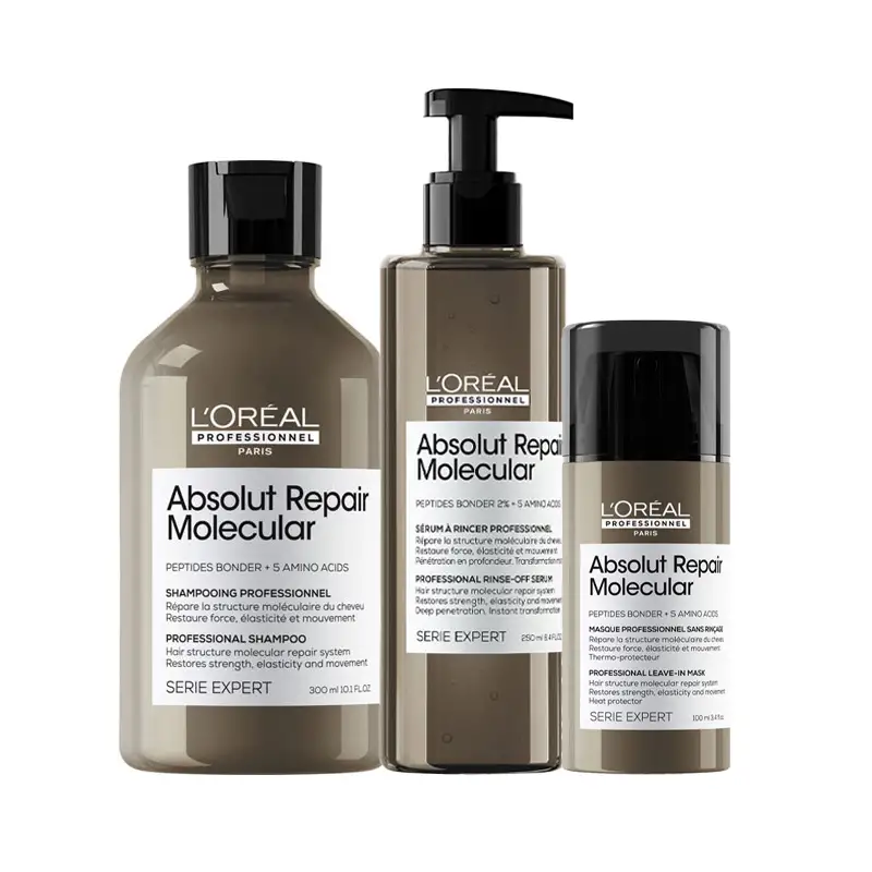 L'OREAL Kit Serie Expert Absolut Repair Molecular Shampoo 300ml + Serum 250ml + Mask 100ml