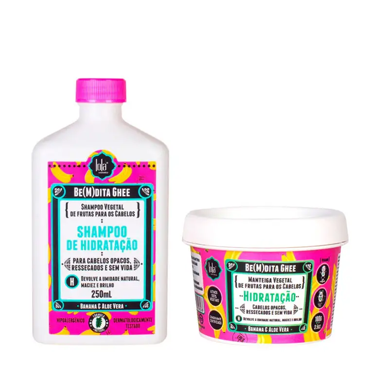 LOLA Kit Be(M)Dita Ghee Shampoo Banana & Aloe Vera 250ml + Mask 100ml