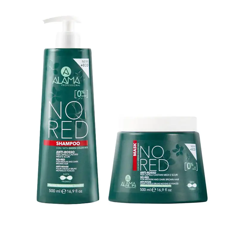 ALAMA Professional Kit No Red Shampoo 500ml + Mask 500ml