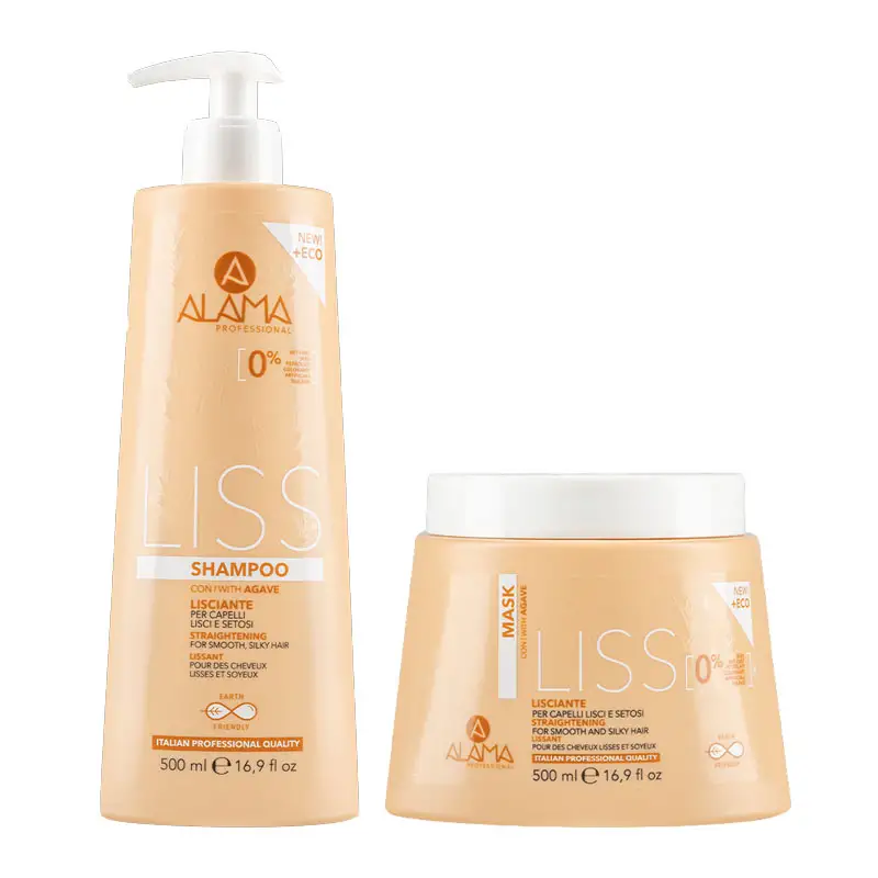 ALAMA Professiona Kit Liss Shampoo 500ml + Mask 500ml
