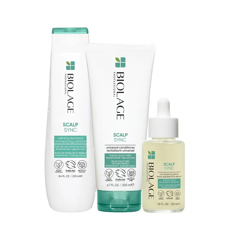 BIOLAGE Kit ScalpSync Calming Shampoo 250ml + Conditioner 200ml + Serum 50ml