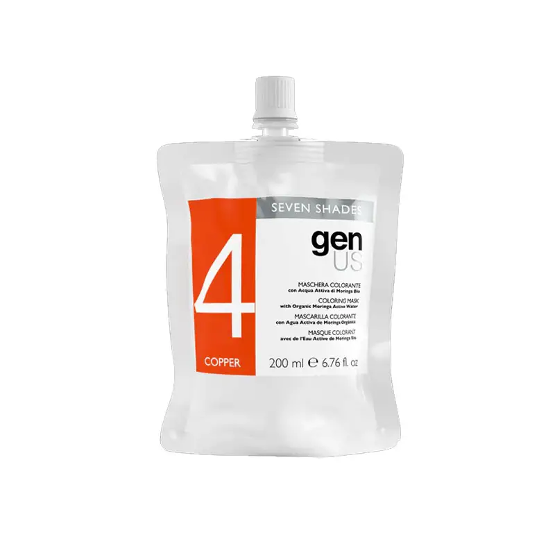 GENUS Seven Shades Maschera Colorante 4 Copperl 200ml