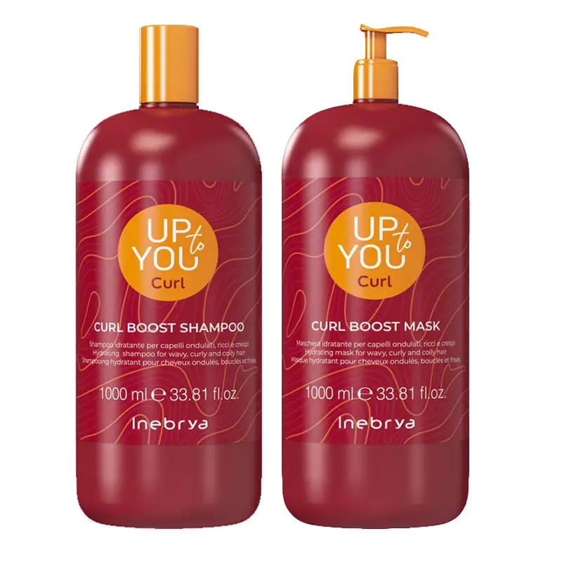 INEBRYA Kit Up To You Boost Curl Shampoo 1000ml + Mask 1000ml