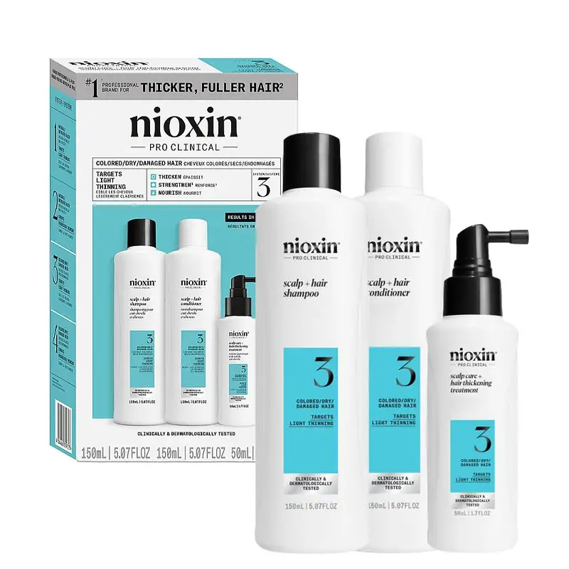 NIOXIN System Kit 3 Capelli Colorati Con Assotigliamneto Lieve Small