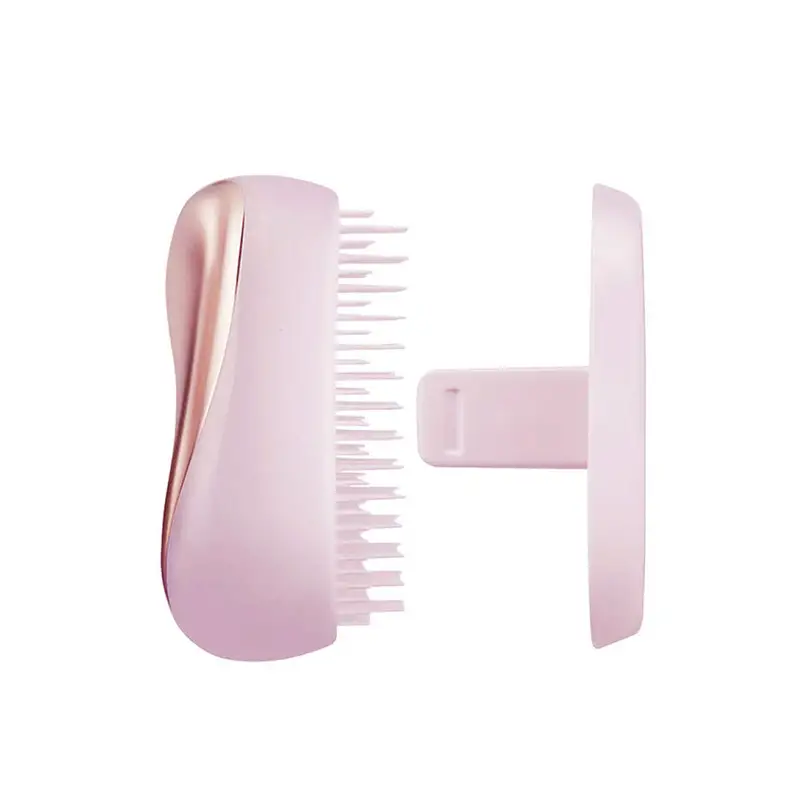TANGLE TEEZER Compact Styler Straight-Curly Pink Matte Chrome