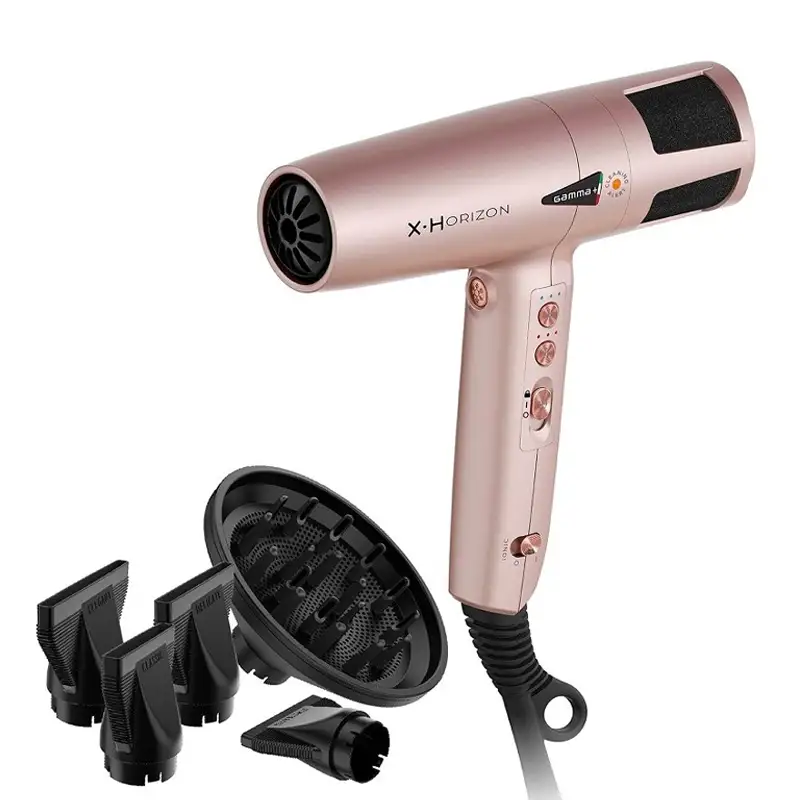 GAMMA+ X Horizon Asciugacapelli Professionale Gold Rose