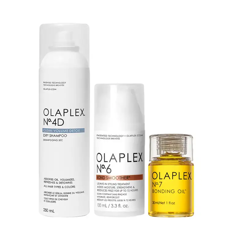 OLAPLEX Kit Dry Shampoo N°4D 200ml + Bond Smoother N°6 100ml + Oil N°7 30ml