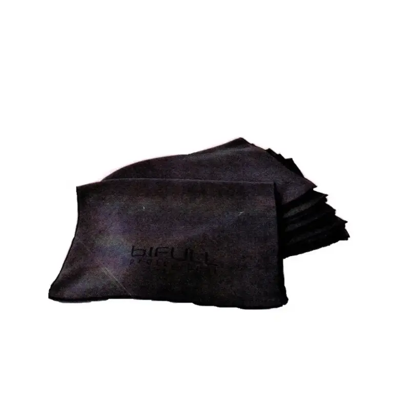 BiFULL Asciugamani Nero Micro-Fibra 75x35cm 6 Unità