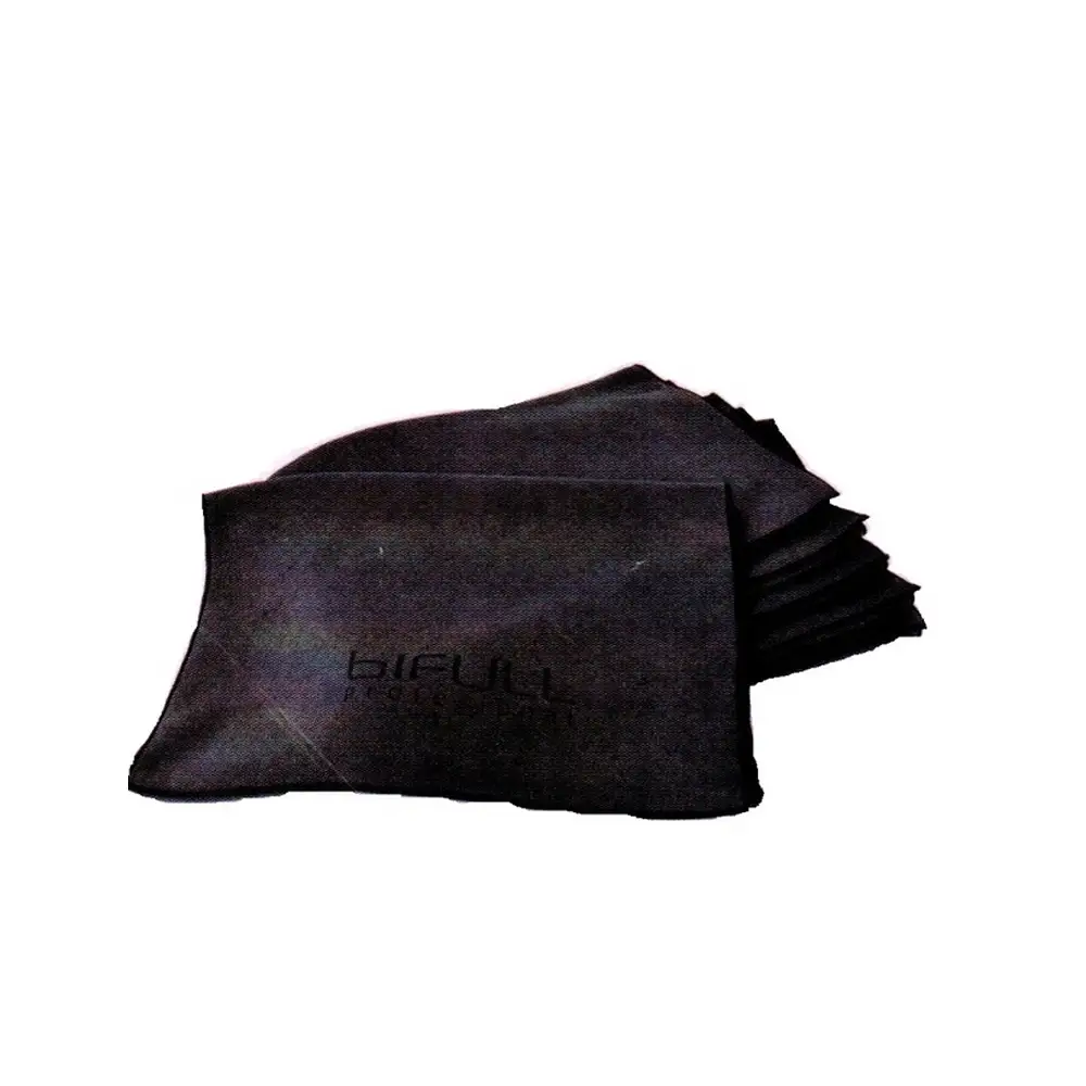 BiFULL Asciugamani Nero Micro-Fibra 75x35cm 6 Unità