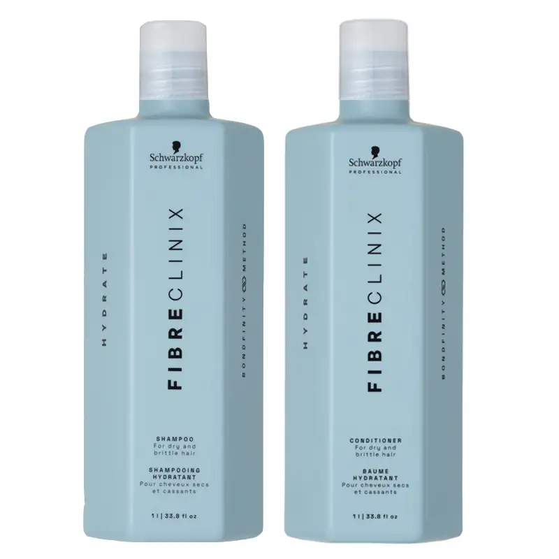 SCHWARZKOPF Kit Fibre Clinix Hydrate Shampoo 1000ml + Conditioner 1000ml