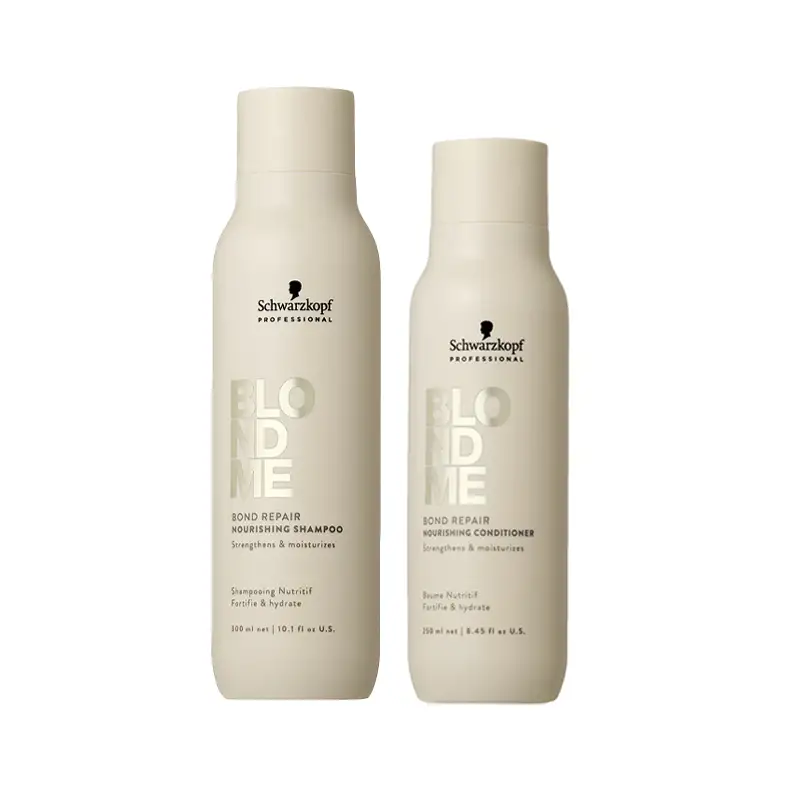 SCHWARZKOPF Kit BlondMe Bond Repair Nourishing Shampoo 300ml + Conditioner 250ml