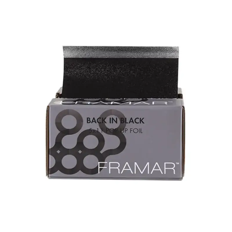 FRAMAR Back In Black Fogli Alluminio Pre-Tagliati 5x11 500pz