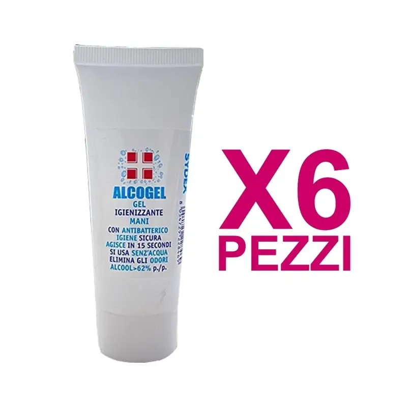 SYDEX Alcogel Igienizzante Mani 6pz x 40ml