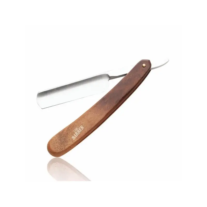 XANITALIA The Barber Rasoio Wood Inox Edge