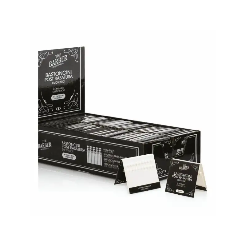 XANITALIA The Barber Bastoncini Post Rasatura Emostatici Confezione 20pz