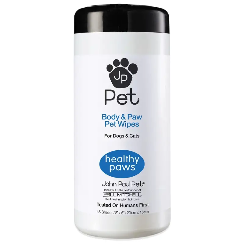 JOHN PAUL PET Full Body & Paw Bath Wipe Salviette 45pz
