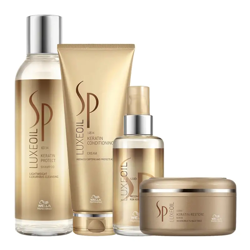 WELLA SP Kit Luxe Oil Shampoo 200ml + Conditioner 200ml + Mask 150ml + Elixir 100ml