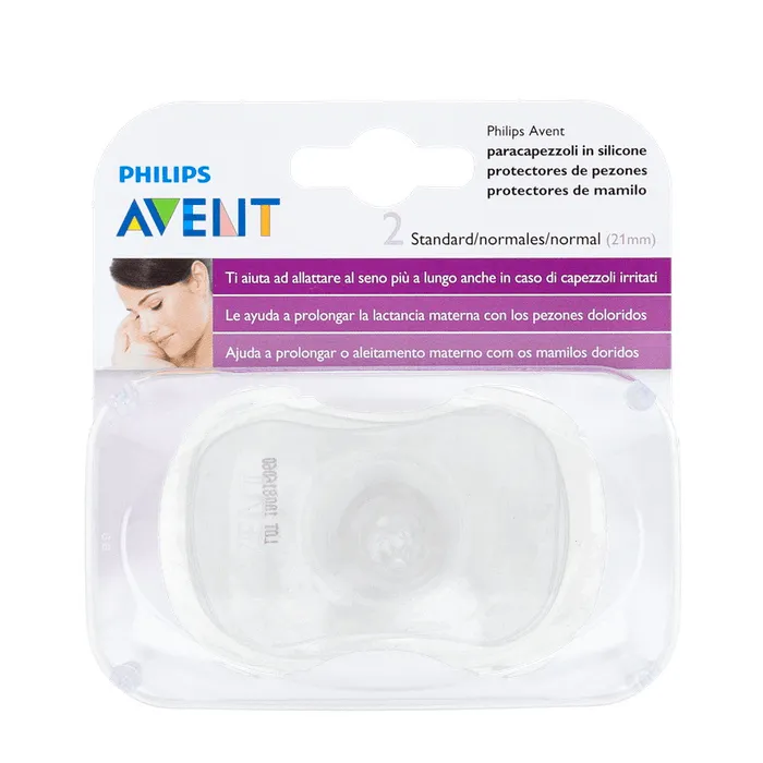 Avent 2 Rivestimenti per Capezzoli Silicone Standard