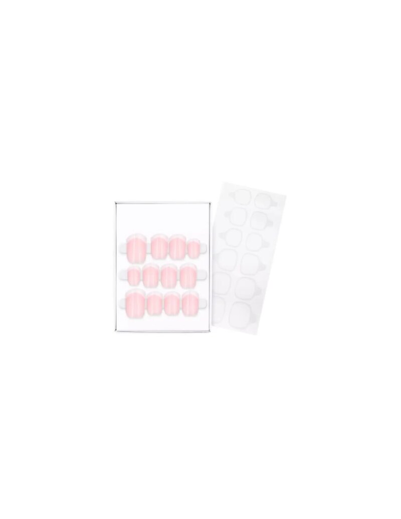 ESSENCE COSMETICS FRENCH MANICURE CLICK-ON NAILS ARTIFICIALES 01-CLASSIC FRENCH 12 U