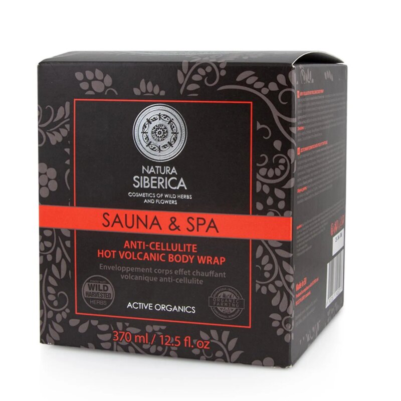 Natura Siberica Sauna y Spa Body Wrap Anti-Celulitico Hot Volcanic 370ml