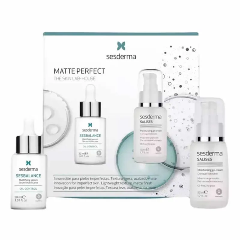 Sesderma Salises Trattamento Opacizzante 50ml Set 2 Pezzi