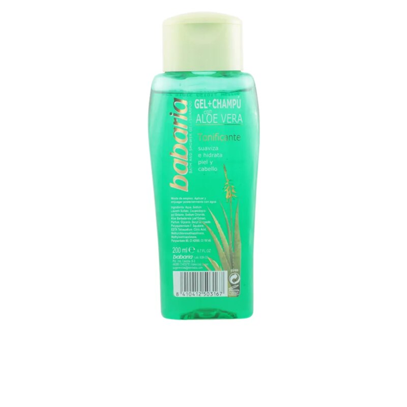 BABARIA ALOE VERA SHAMPOO+GEL 200ML
