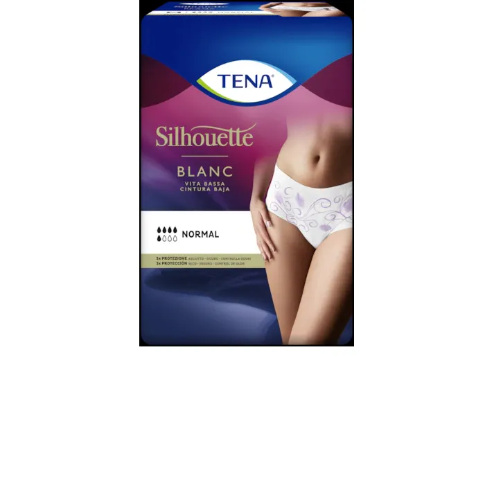 Tena Silhouette Normal Blanc Vita T/M 12 Uds.