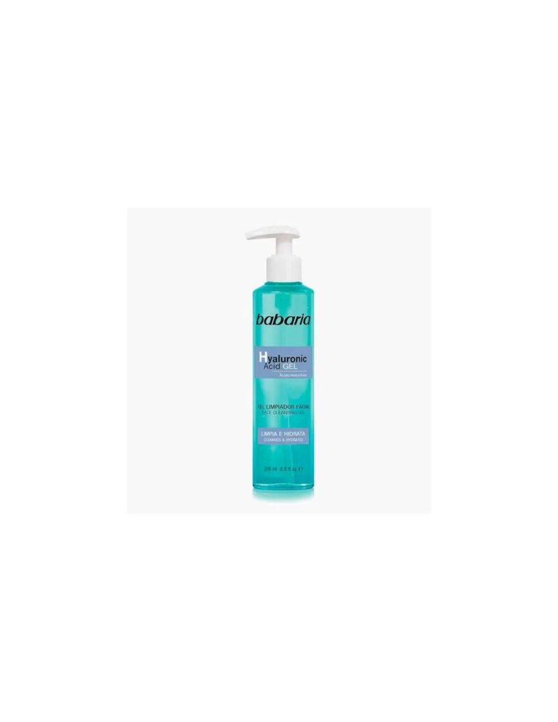 BABARIA GEL LIMPIADOR FACIAL ACIDO HIALURONICO 200ML