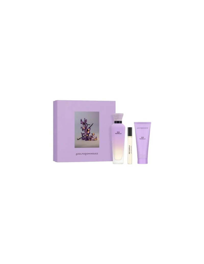 ADOLFO DOMINGUEZ A D AGUA FRESCA IRIS VAINILLA EDP SPRAY 120ML NAV23 SETS