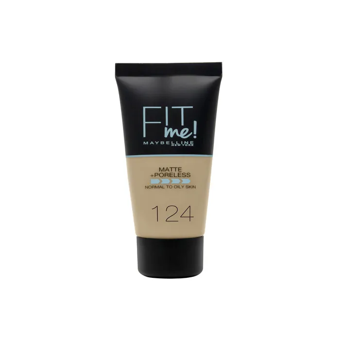 Maybelline Fit Me Matte + Poreless Foundation 124 Soft Sand 30ml
