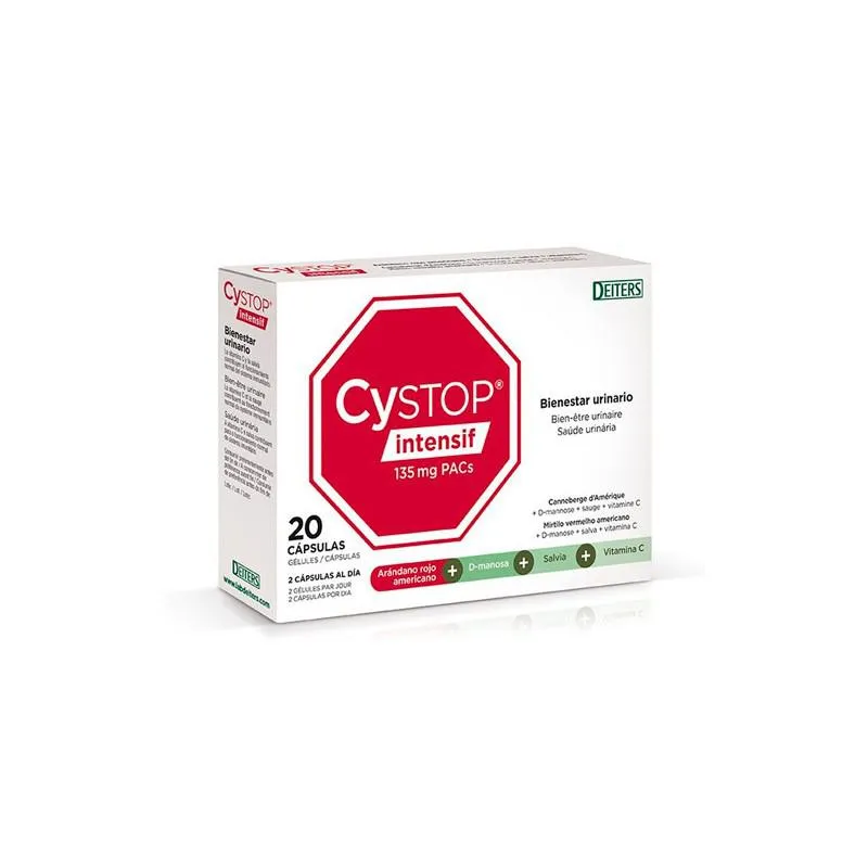 Deiters Cystop Intensif Bienestar Urinario 20 Cápsulas