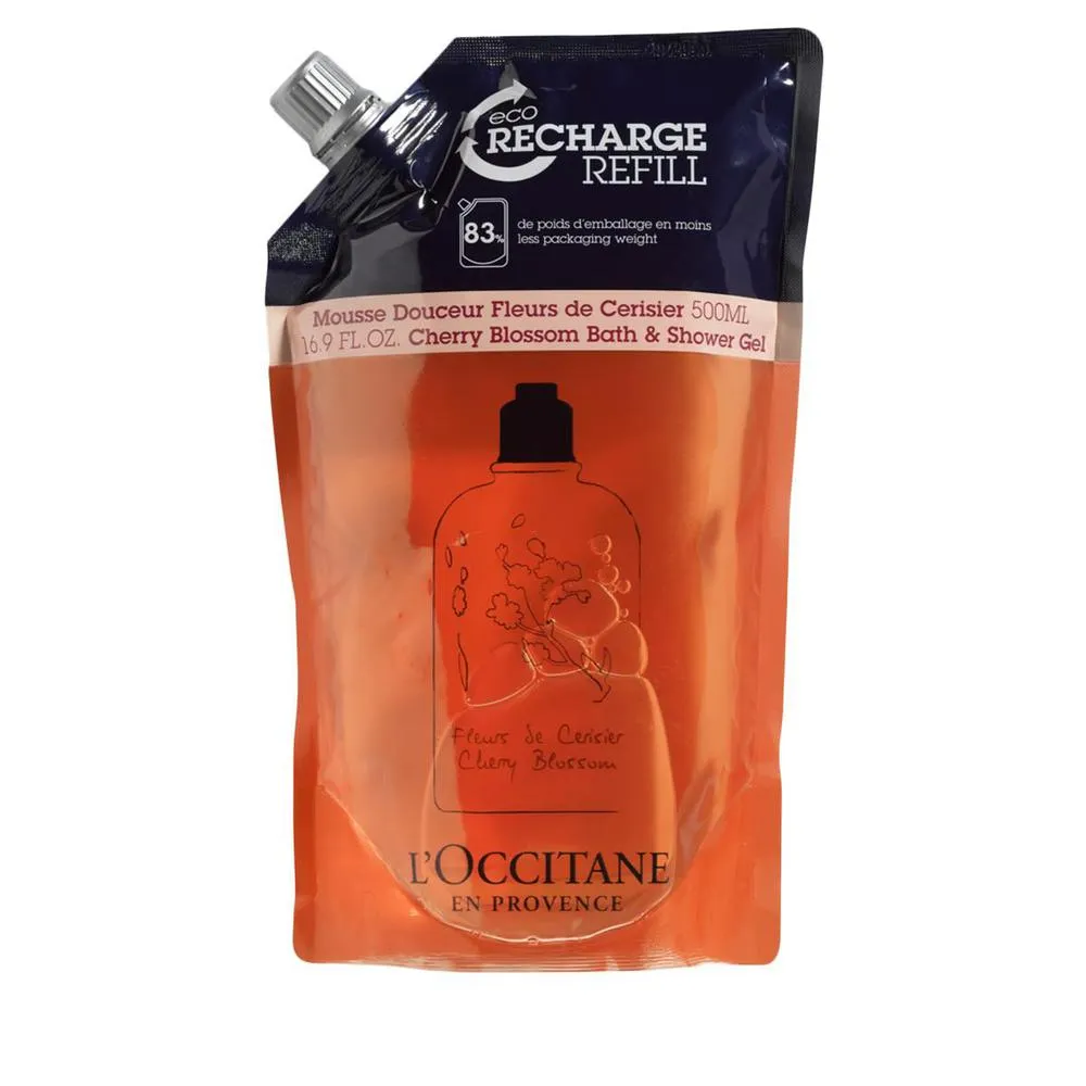 L'occitane Flores De Cerezo Espuma Ecorecarga 500ml
