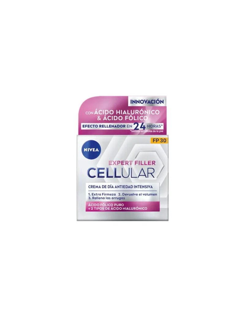 NIVEA CELLULAR FILLER HIALURÓNICO Y FÓLICO CREMA DÍA SPF30 50ML