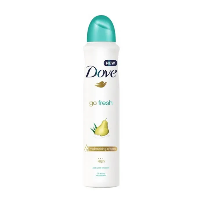 Dove Go Fresh Pear And Aloe Vera Deodorante Antiperspirant 48h Spray 250ml