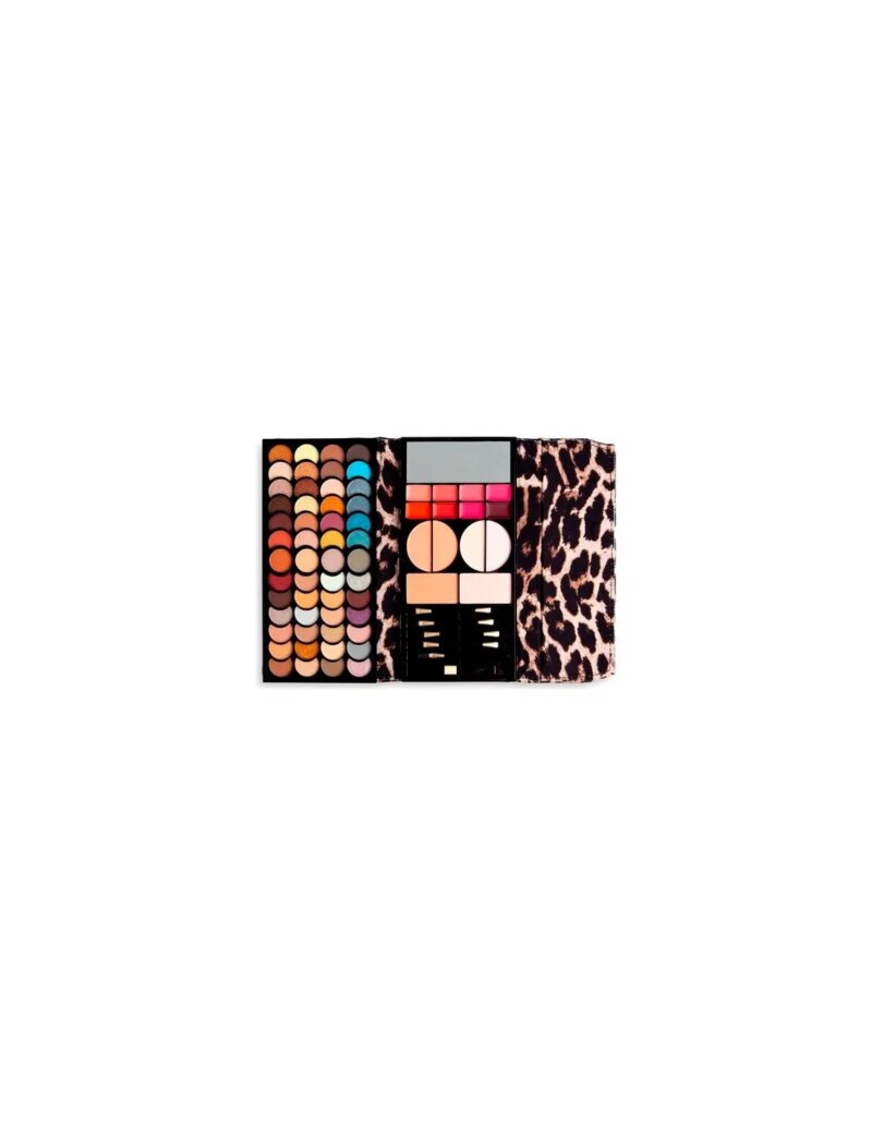 IDC INSTITUTE PALETA ANIMAL PRINT 52 SOMBRAS 21 PIEZAS