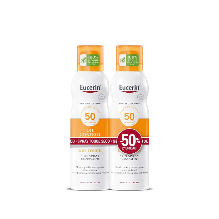 Eucerin Sun Spray Oil Control Dry Touch Fp50 2x200ml