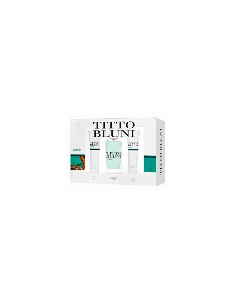 TITTO BLUNI ACQUA UOMO EDT SPRAY 75ML SETS