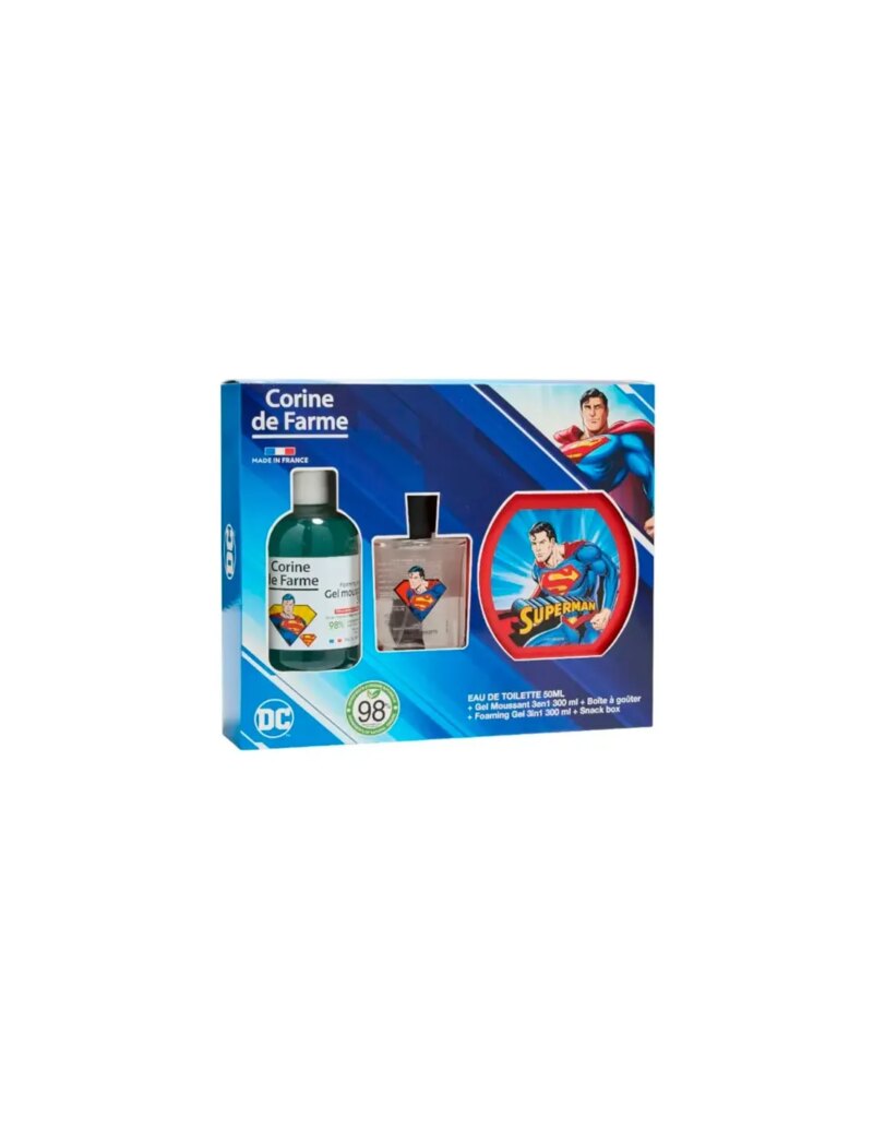CORINE DE FARME SUPERMAN EDT 50ML SETS